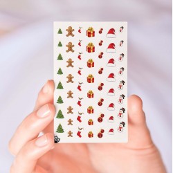 Classic Christmas Nail Decals