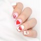 Valentine's Day Hearts Nail Decals