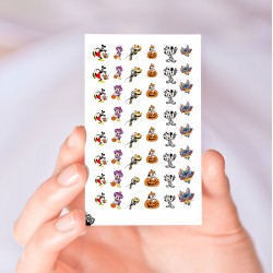 Mickey & Friends Halloween Nail Decals