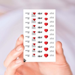 Classic Boy Bands Nail Decals Vol I