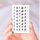 Beauty & the Beast Maid Belle Nail Decals 