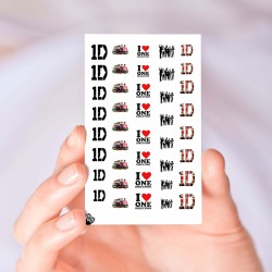 Classic Boy Bands Nail Decals Vol II