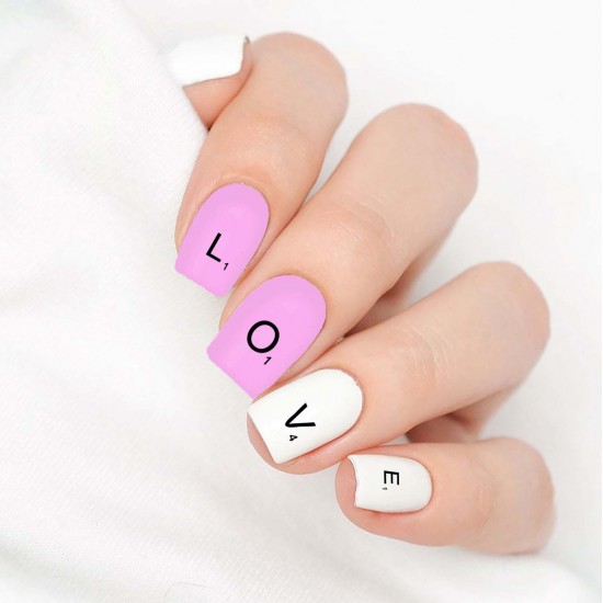 Scrabble Love Vol II Nail Decals