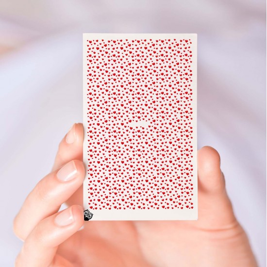 Valentine's Day Hearts Full Sheet Nail Decals