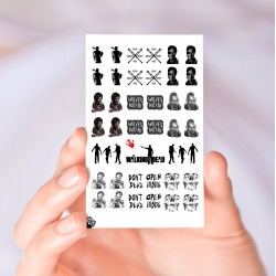 The Walking Dead Vol III Nail Decals 