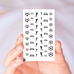 Soccer Mom (Boy) Nail Decals 