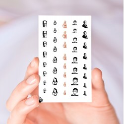 The Munsters Nail Decals 