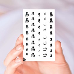 Classic Horror Nail Decals Vol IX