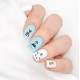 Rudolph the Red Nosed Reindeer Nail Decals 