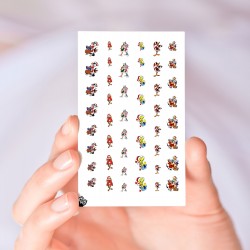 Looney Tunes Christmas Nail Decals 