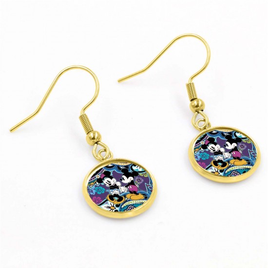 Mickey & Minnie Abstract Earrings