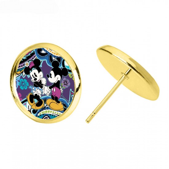Mickey & Minnie Abstract Earrings