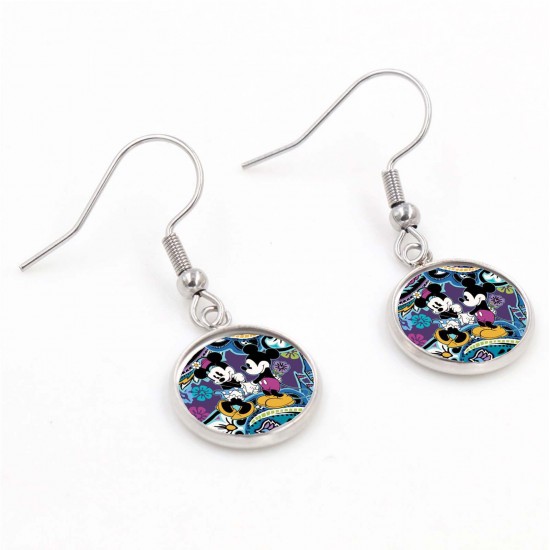Mickey & Minnie Abstract Earrings