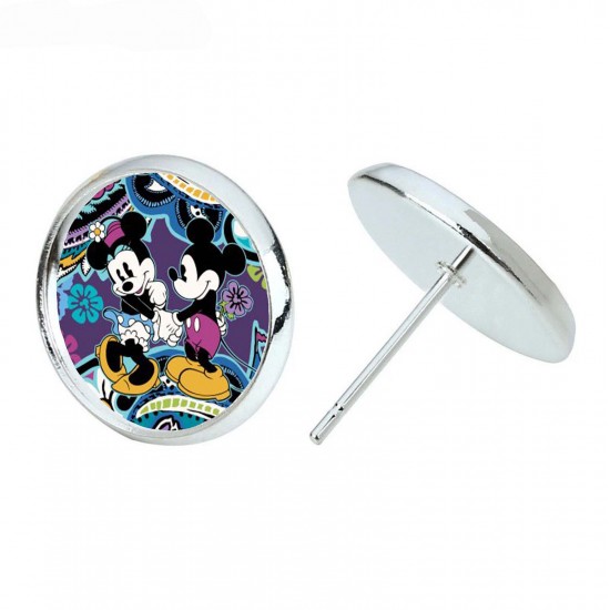 Mickey & Minnie Abstract Earrings