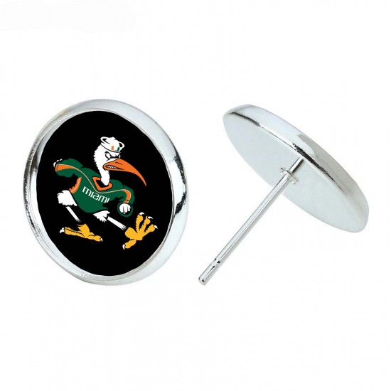 Miami Hurricanes Earrings