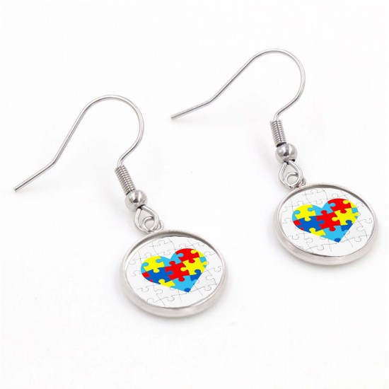 Autism Awareness Earrings Jewelry Autism Support Accessories