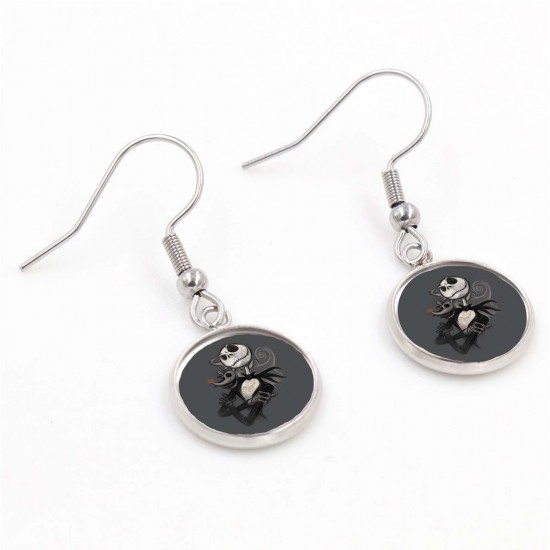 The Nightmare before Christmas Jack & Zero Earrings
