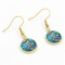 Little Mermaid Christmas Earrings