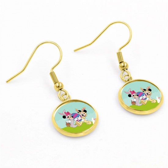Mickey & Minnie Easter Bunny Earrings