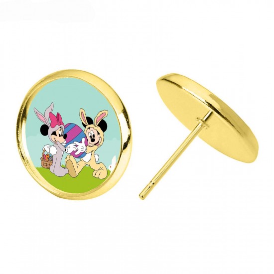Mickey & Minnie Easter Bunny Earrings