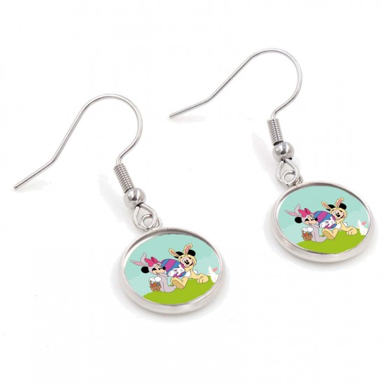 Mickey & Minnie Easter Bunny Earrings