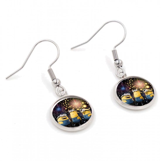Minions Patriotic Earrings