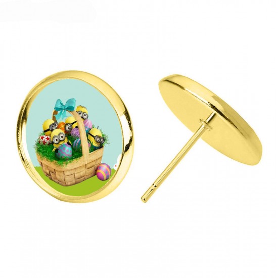 Minions Easter Earrings