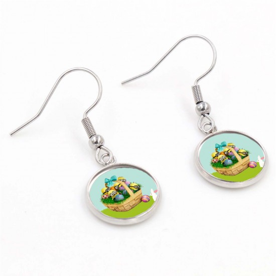 Minions Easter Earrings