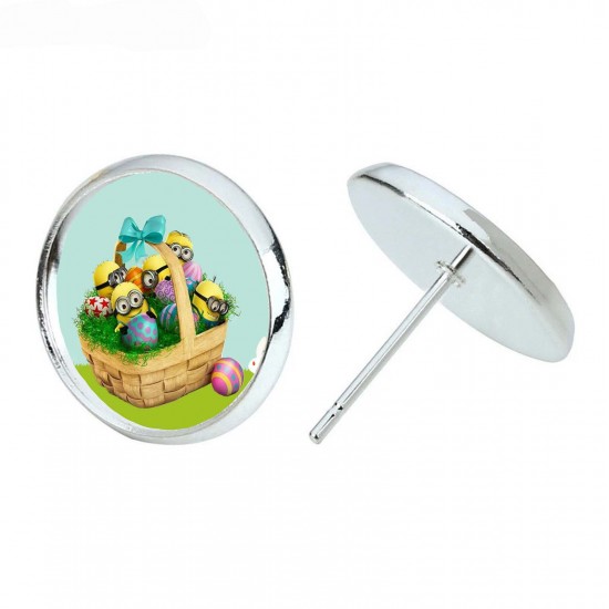 Minions Easter Earrings