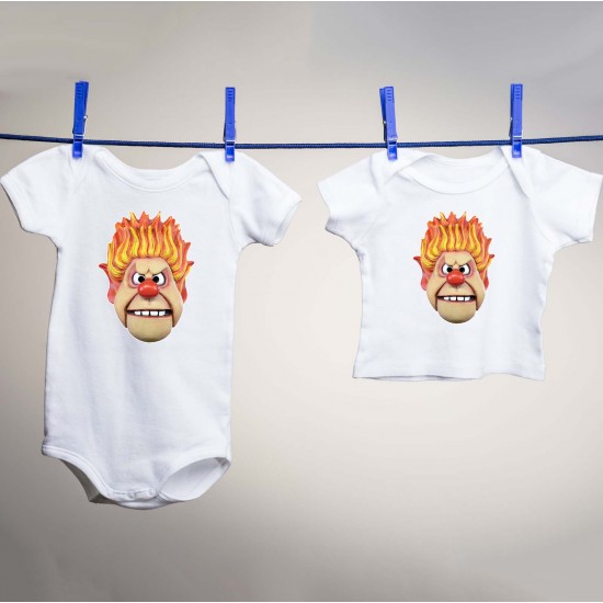 The Year without a Santa Claus Heat Miser Vinyl Iron-On Decal