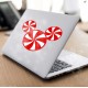 Mickey Christmas Candy Head Vinyl Decal 