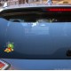 Pluto Christmas Wreath Vinyl Decal