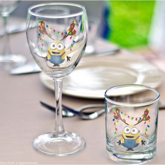 Minion Christmas Reindeer Vinyl Decal 