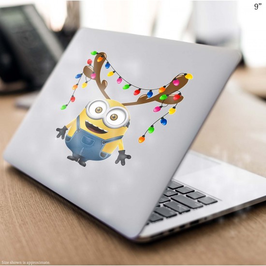 Minion Christmas Reindeer Vinyl Decal 