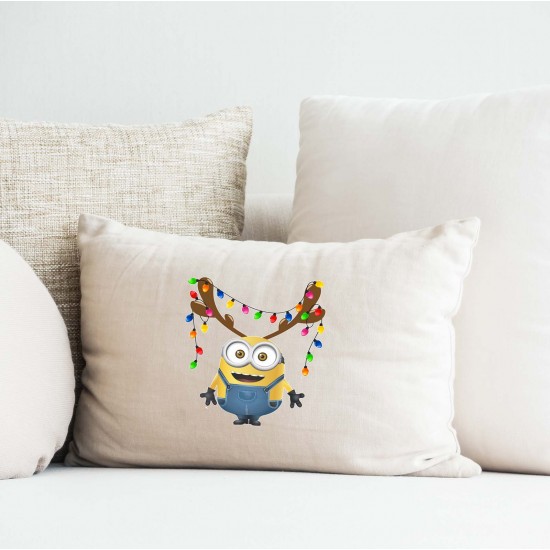 Minion Christmas Reindeer Vinyl Iron-On Decal 