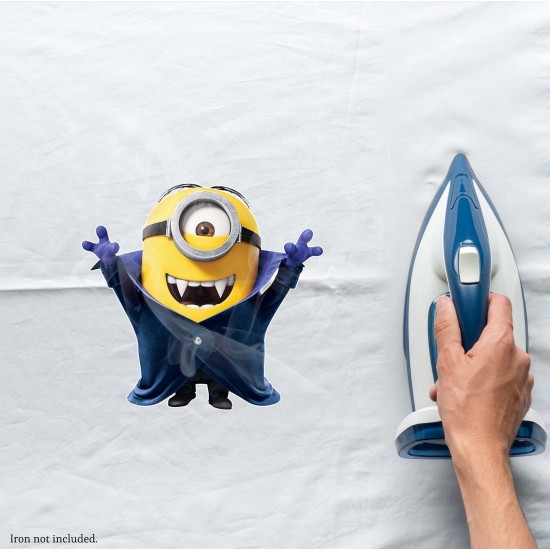 Minion Halloween Vampire Vinyl Iron-On Decal 