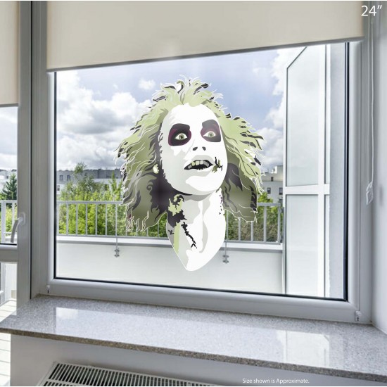 Beetlejuice Beetlejuice Beetlejuice Static Cling Decal 