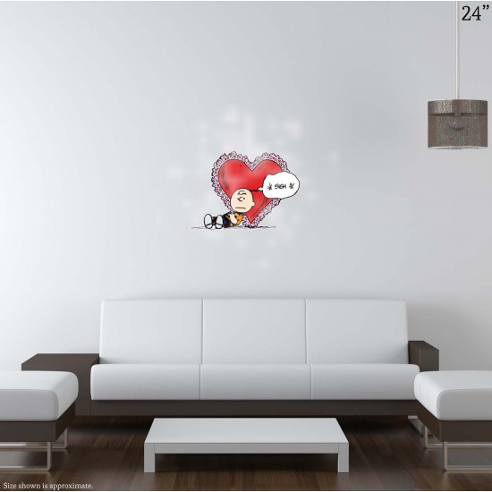 Comic Classics Sigh Valentine's Day Vinyl Decal