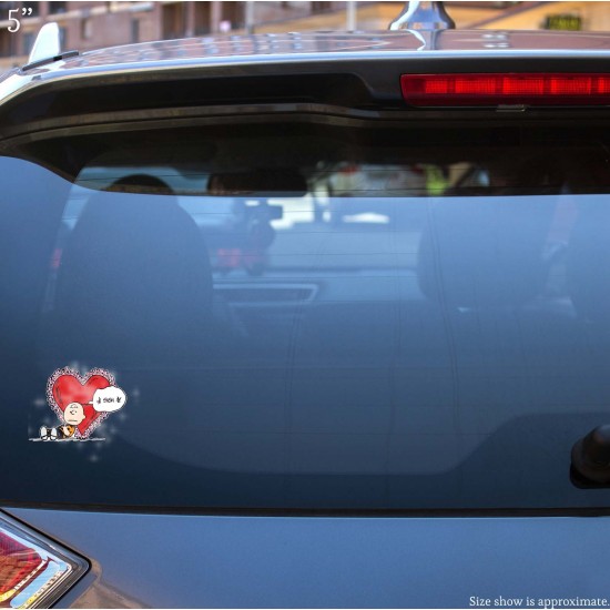 Comic Classics Sigh Valentine's Day Vinyl Decal