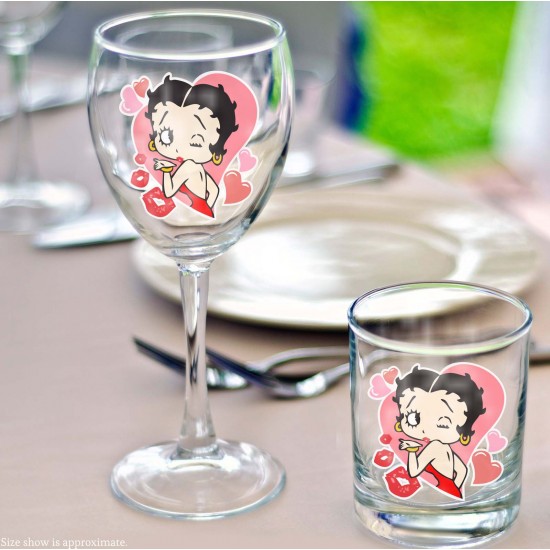 Betty Boop Kiss Vinyl Decal 