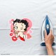 Betty Boop Kiss Vinyl Iron-On Decal 