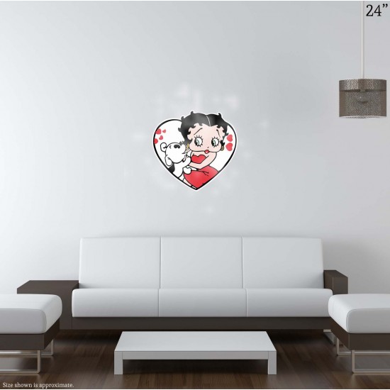 Betty Boop & Pudgy Love Vinyl Decal 