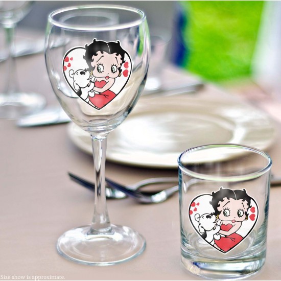 Betty Boop & Pudgy Love Vinyl Decal 