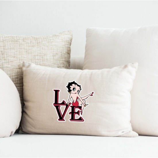 Betty Boop Love Vinyl Iron-On Decal