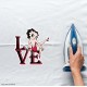 Betty Boop Love Vinyl Iron-On Decal