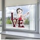 Betty Boop Love Static Cling Decal
