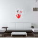Betty Boop Heart Puzzle Vinyl Decal 