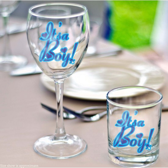Baby Shower It's a Boy! Vinyl Decal 