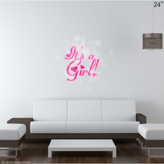 Baby Shower It's a Girl! Vinyl Decal