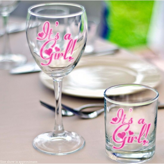 Baby Shower It's a Girl! Vinyl Decal